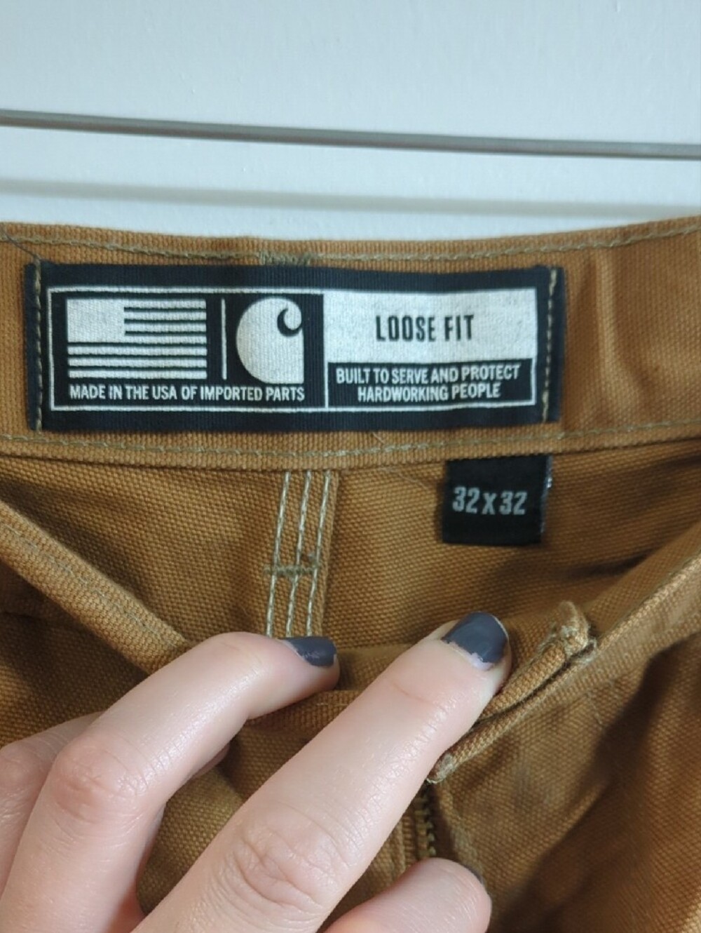 Carhartt Tan Cargo Work Pants - Picture 2 of 5